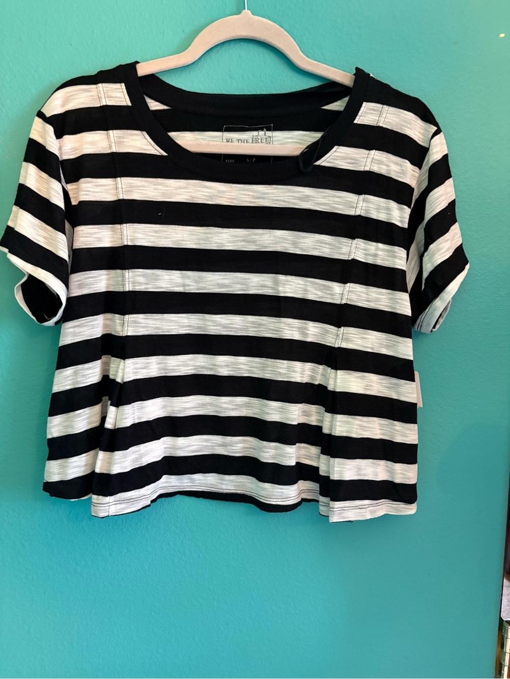 We the Free striped flowy top NWT